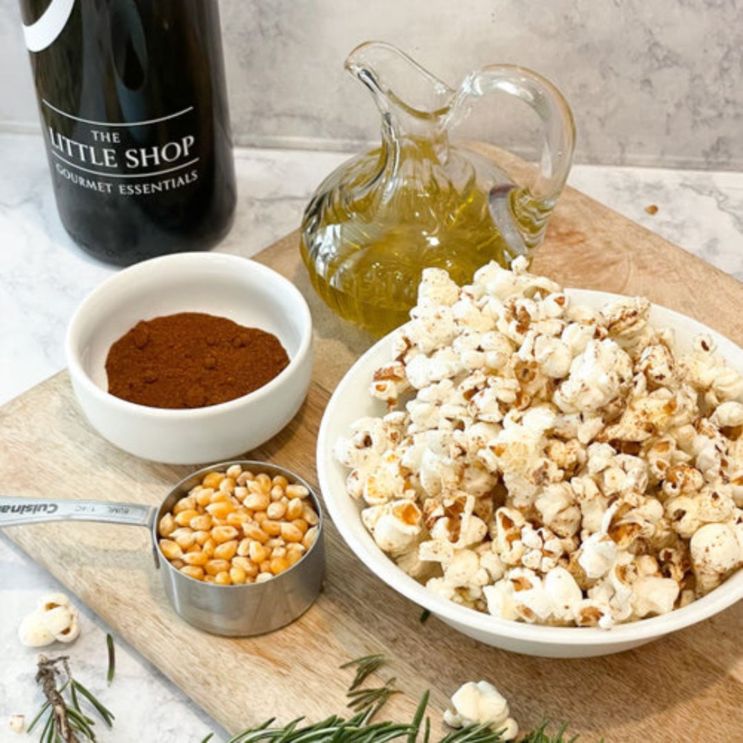 Olive Oil Popcorn with Smoked Paprika & Rosemary – The Little Shop of Olive  Oils