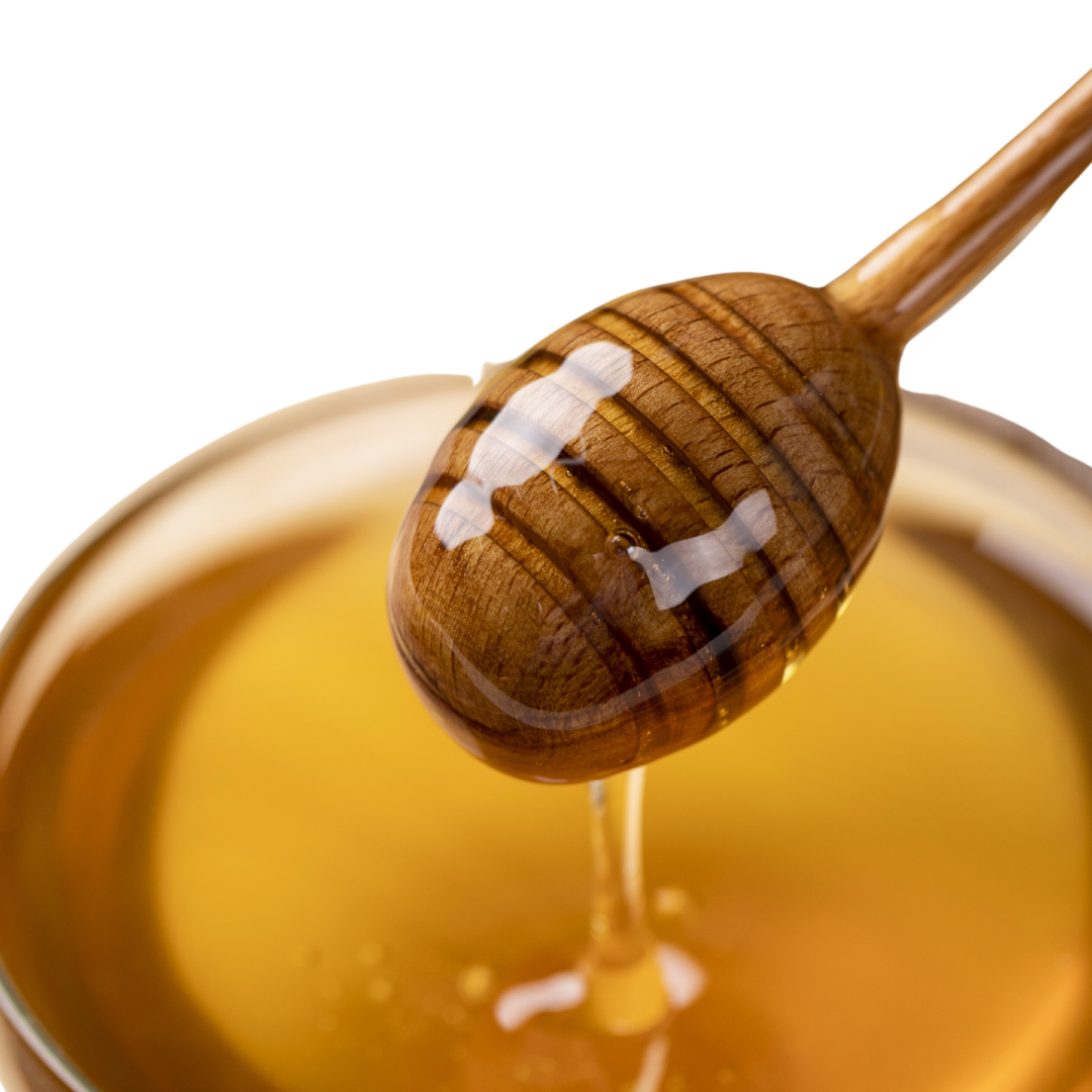 Wood Honey Dipper at The Little Shop of Olive Oils. Premium Extra Virgin Olive Oil, Aged Balsamic Vinegar, Gourmet Essentials.