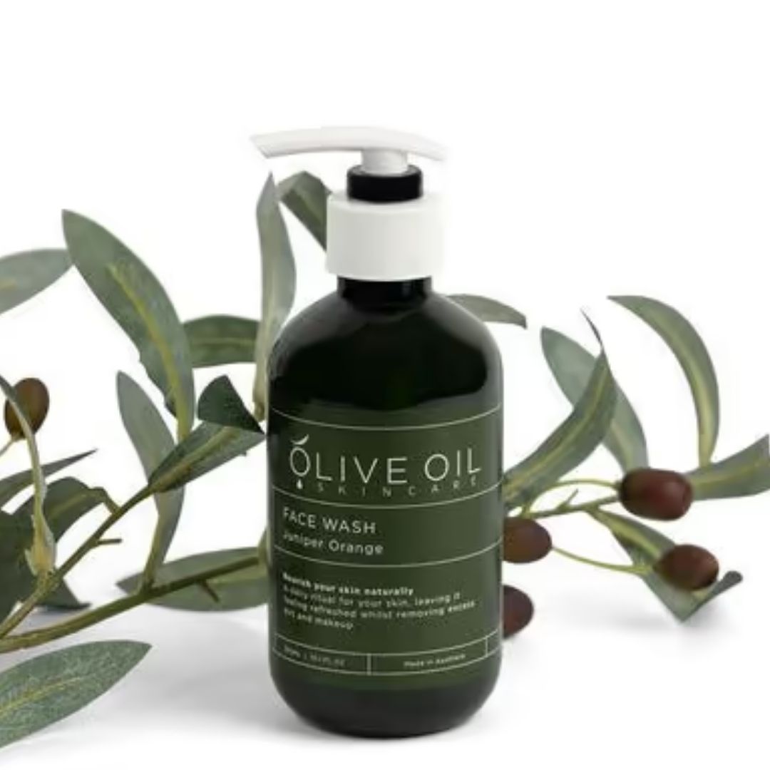 Olive Oil Face Wash - Juniper Orange – The Little Shop of Olive Oils