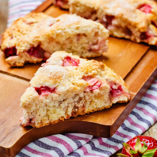 Strawberry Olive Oil Scones at The Little Shop of Olive Oils