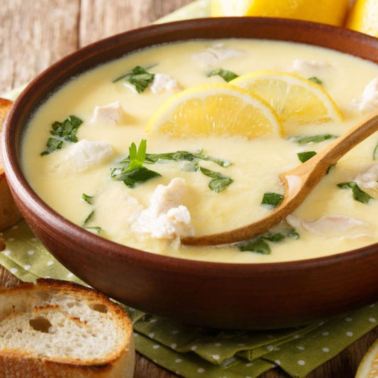 Greek Lemon Chicken & Orzo Soup Recipe at The Little Shop of Olive Oils