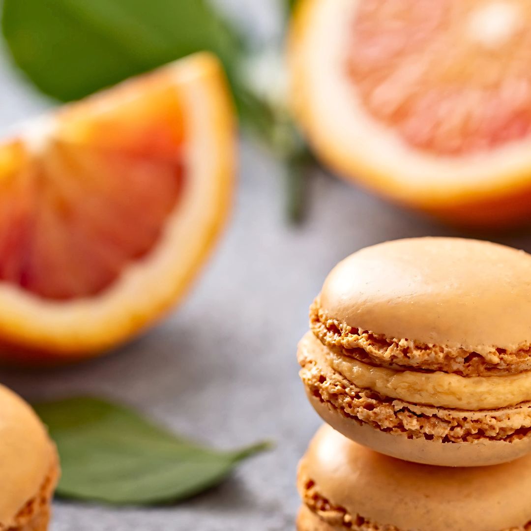 Blood Orange Macarons with Olive Oil Buttercream Recipe at The Little Shop of Olive Oils