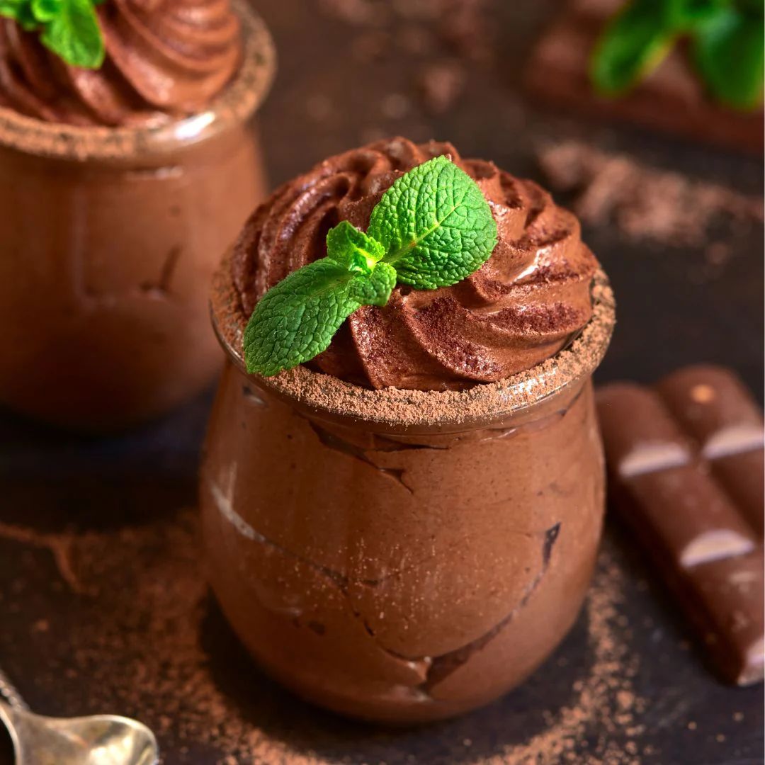 Dark Chocolate Balsamic Mousse at The Little Shop of Olive Oils