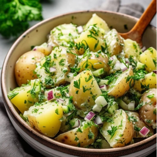 Garlic & Herb Potato Salad at The Little Shop of Olive Oils