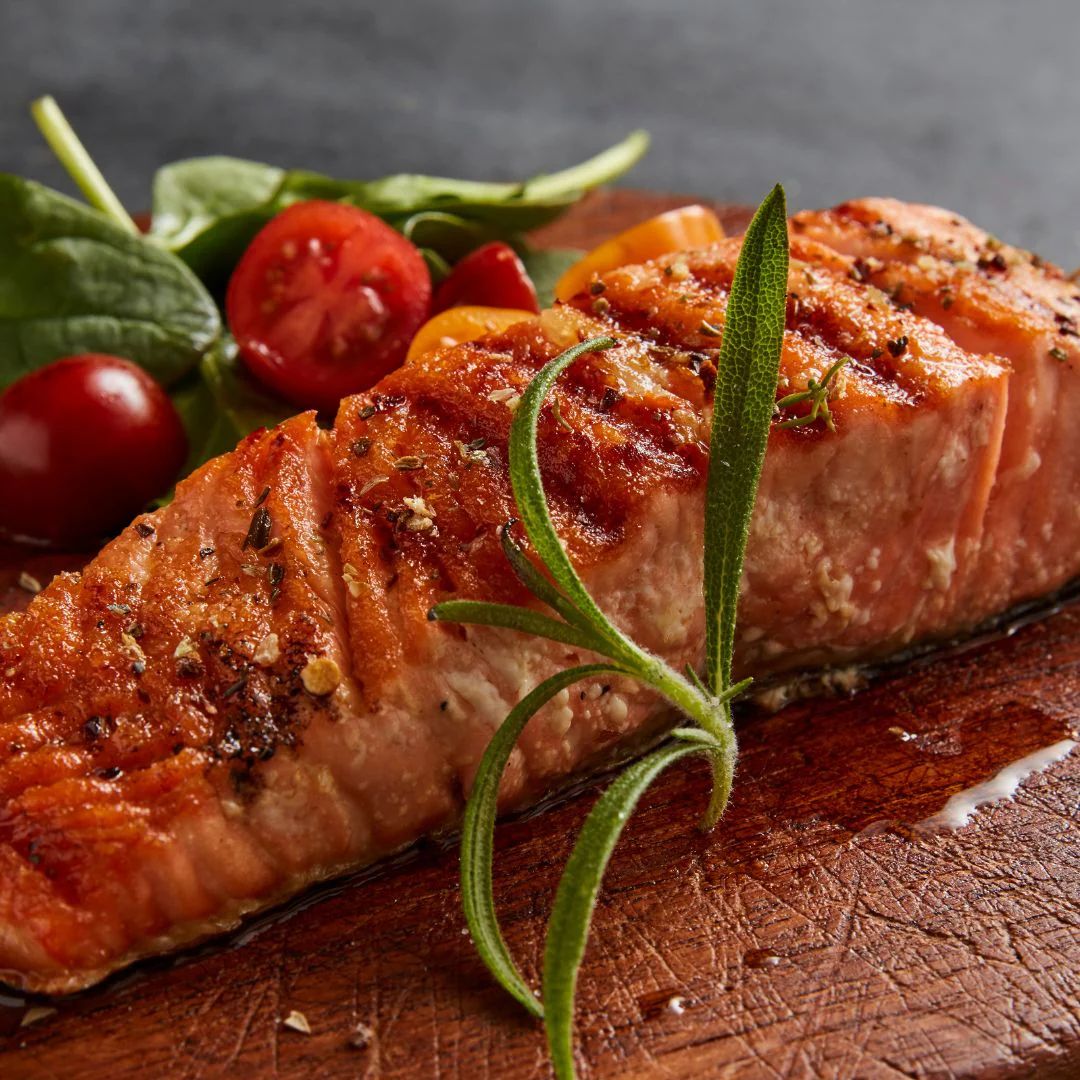 Easy Balsamic Glazed Salmon at The Little Shop of Olive Oils