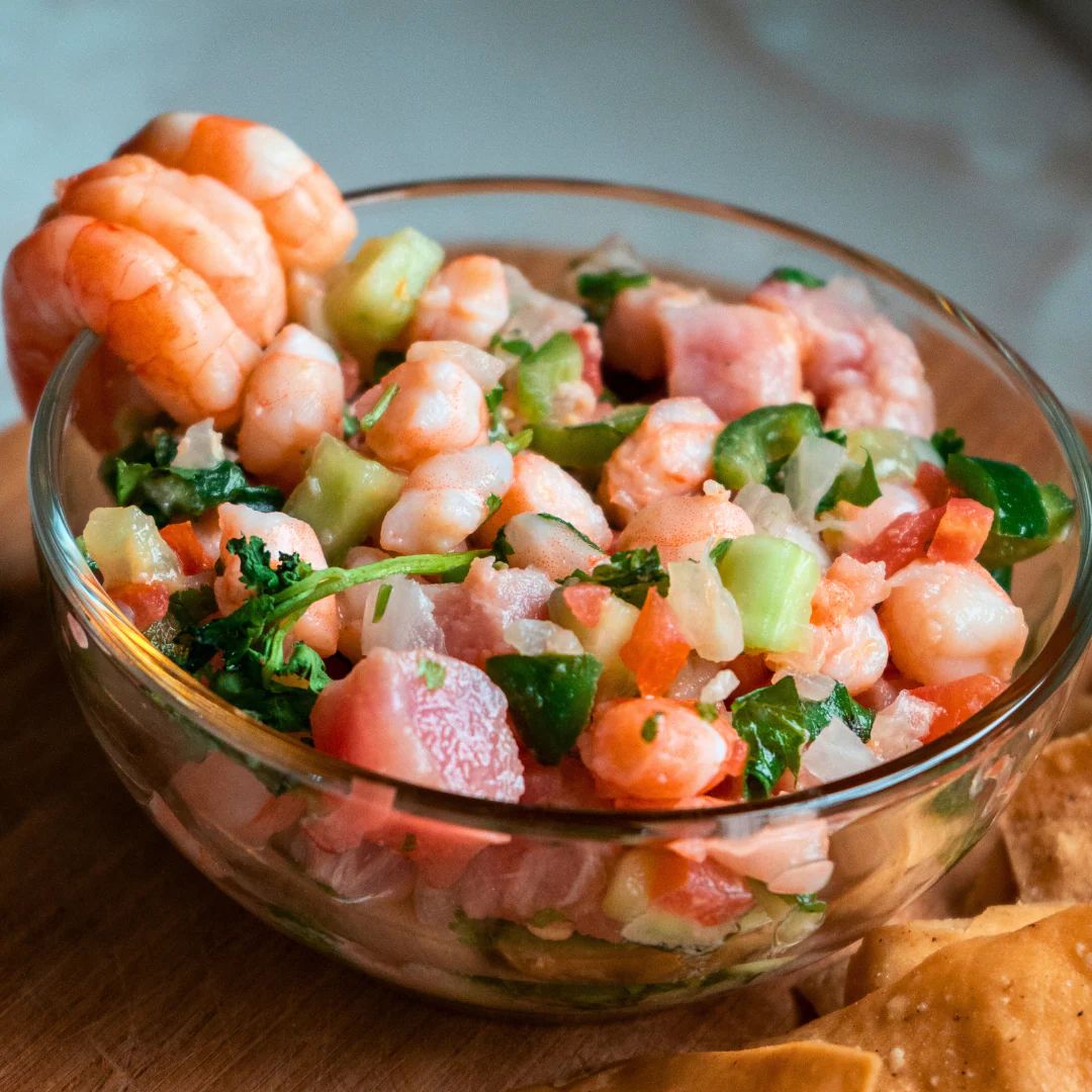 Spicy Ceviche at The Little Shop of Olive Oils