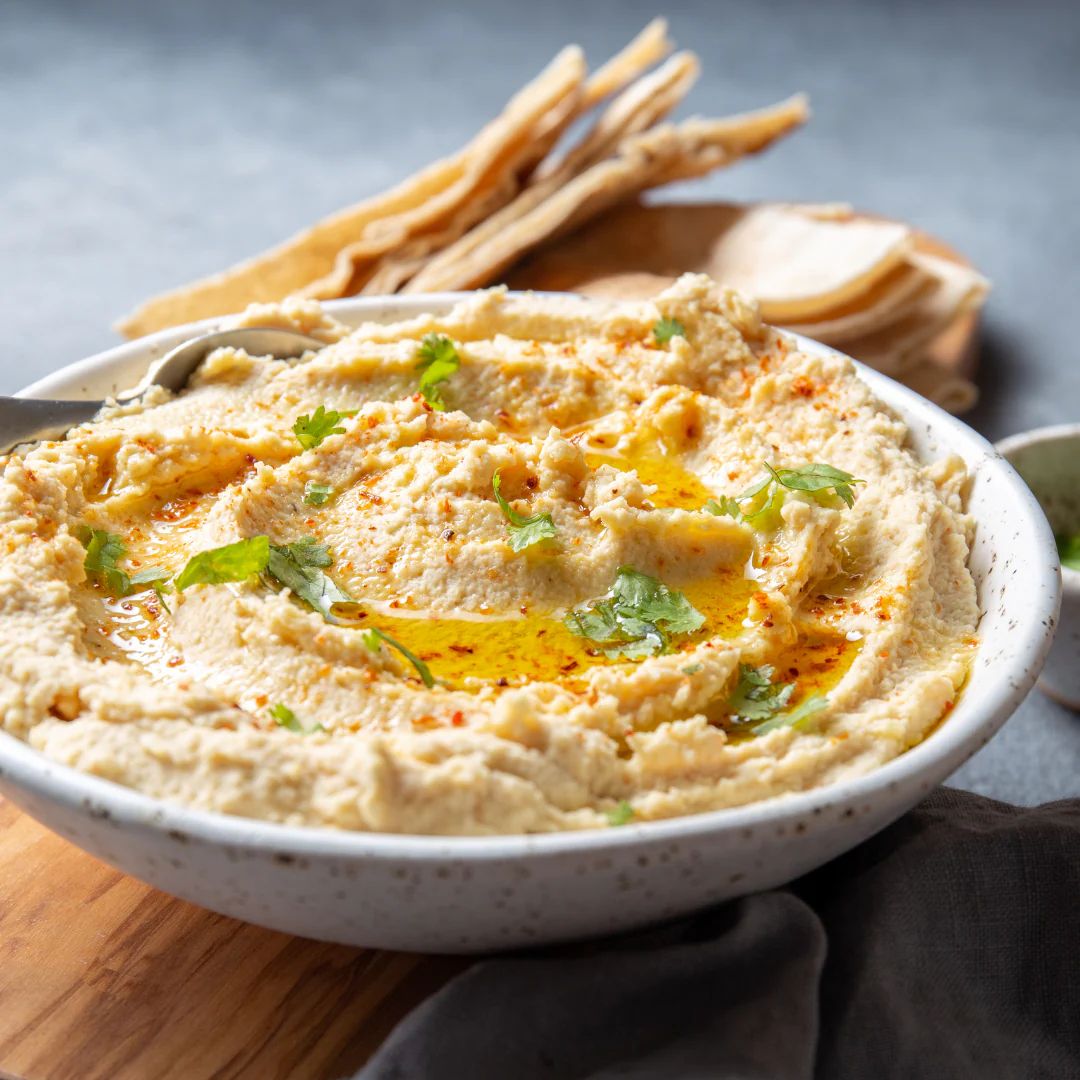 Smokey Hummus at The Little Shop of Olive Oils