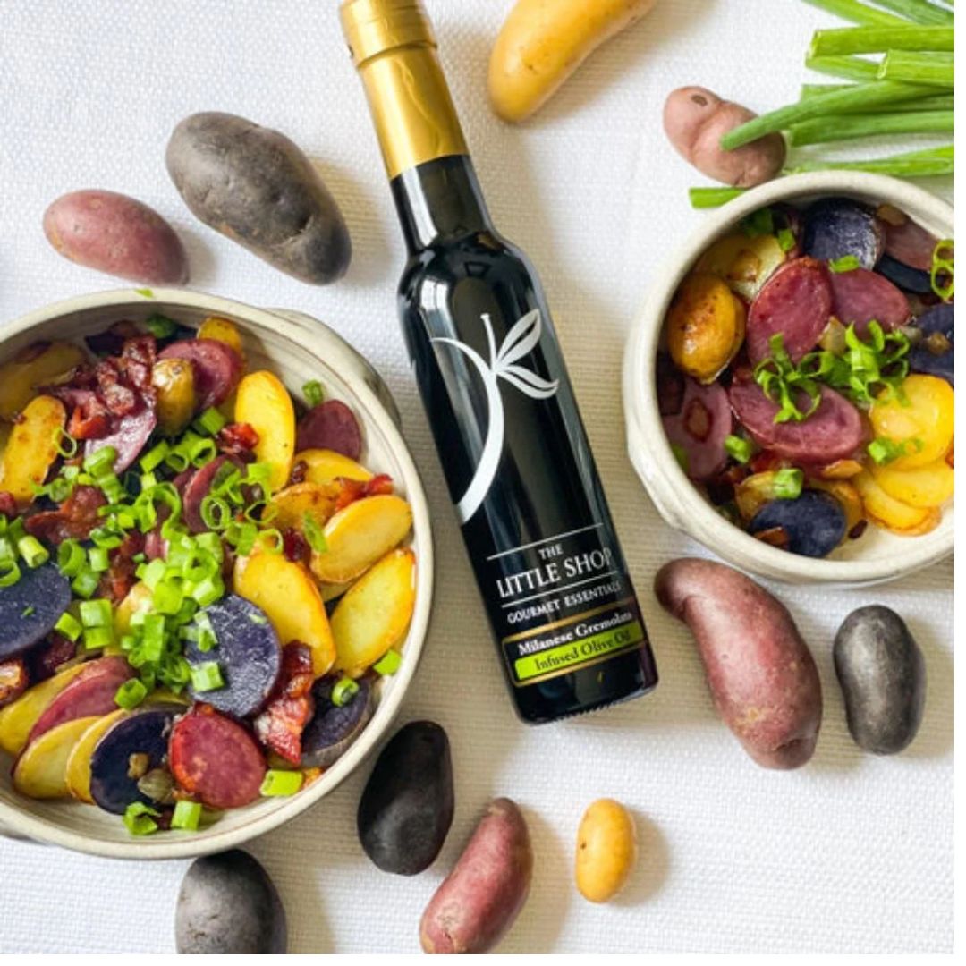 Milanese Gremolata Pan Fried Potatoes at The Little Shop of Olive Oils