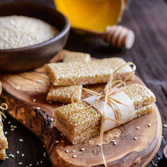 Toasted Sesame Honey Bars at The Little Shop of Olive Oils
