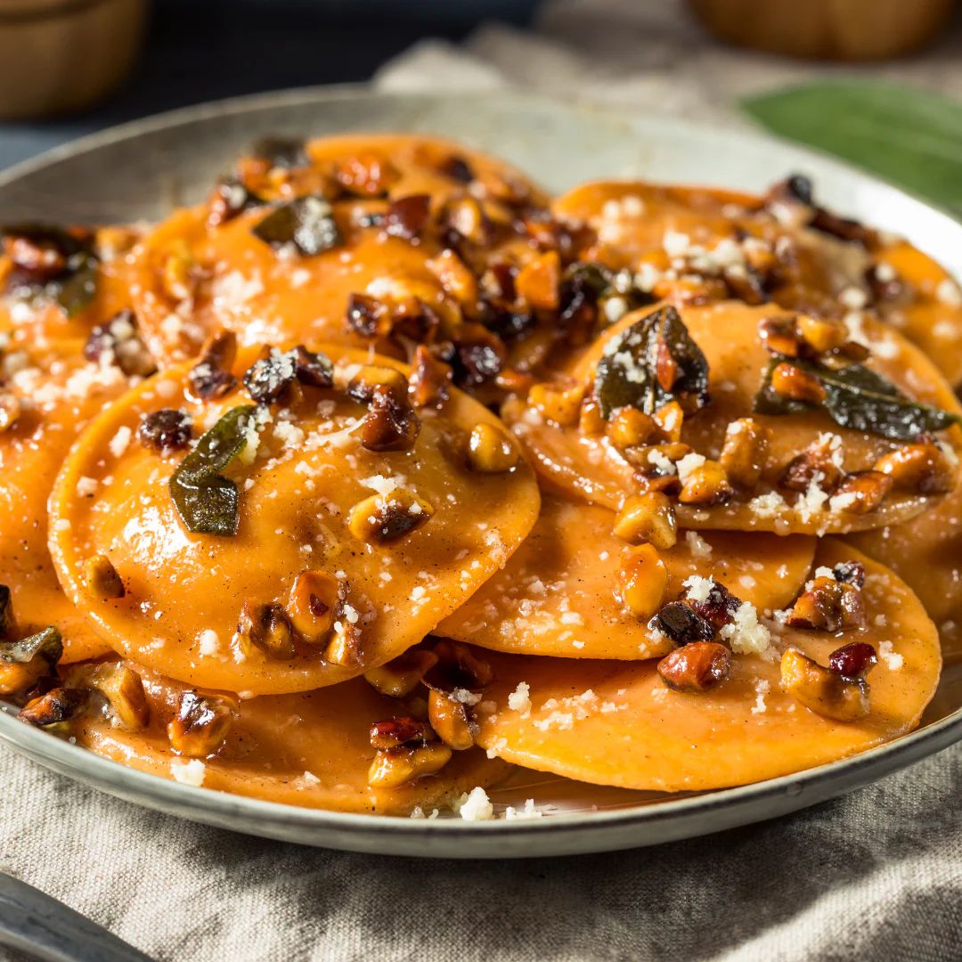 Butternut Squash Ravioli at The Little Shop of Olive Oils