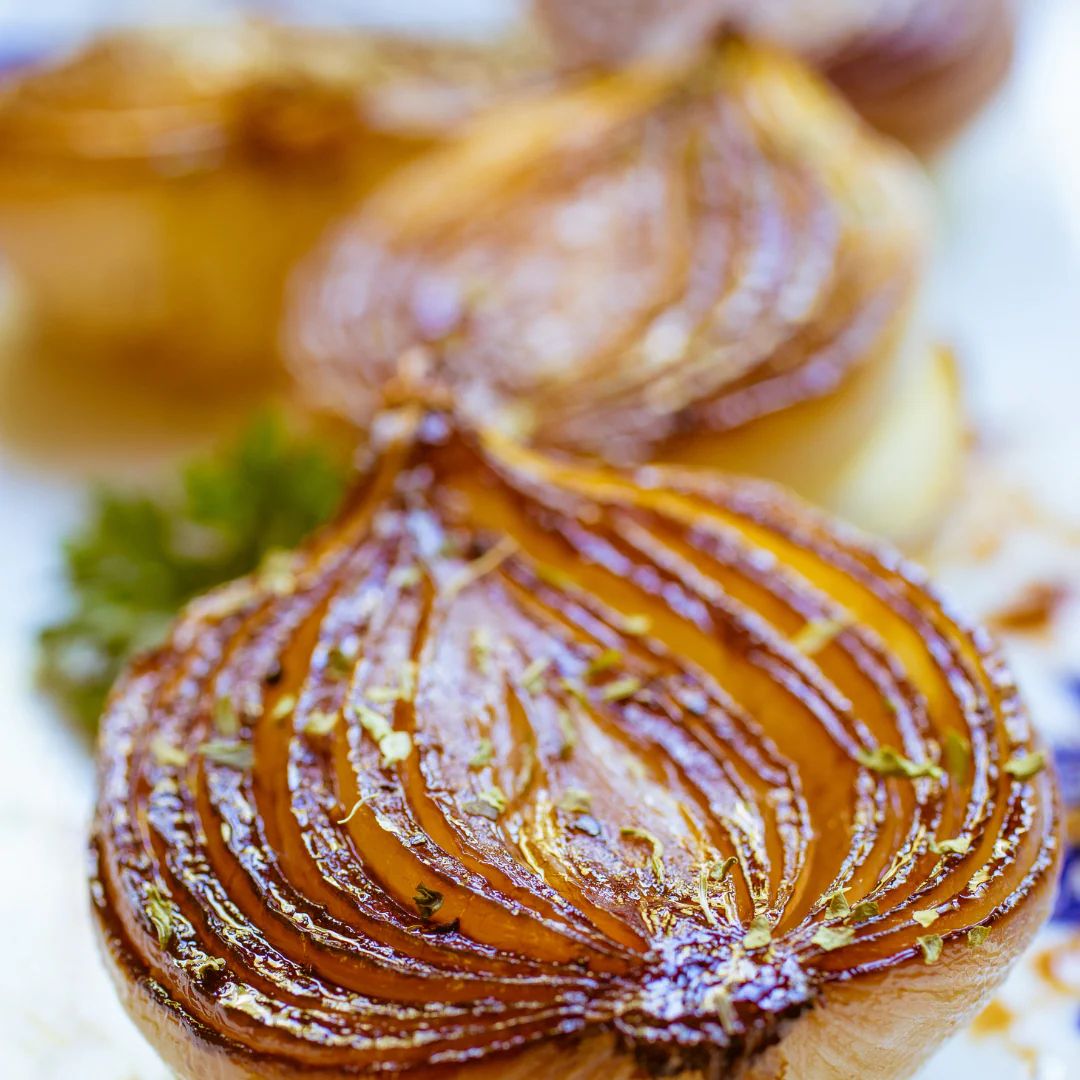 Caramelized Sweet Onions with Oregano White Balsamic at The Little Shop of Olive Oils
