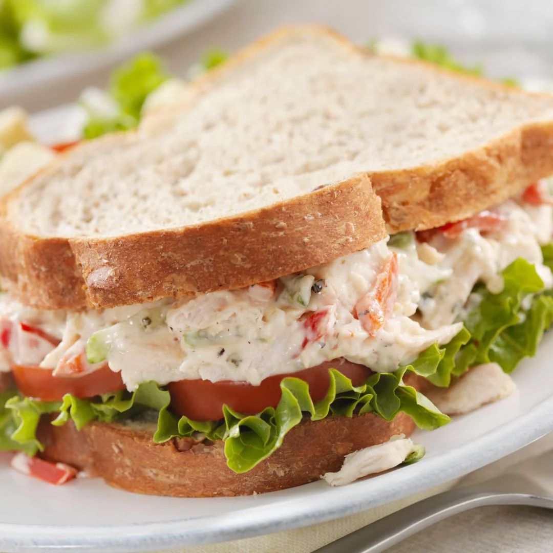 Suyo Chicken Salad Sandwich at The Little Shop of Olive Oils