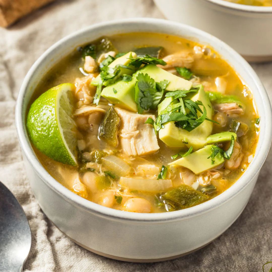 Baklouti White Chicken Chili at The Little Shop of Olive Oils
