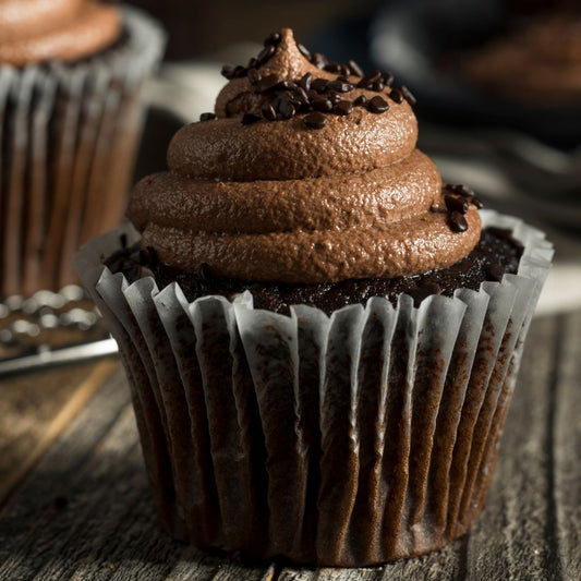 Dark Chocolate Balsamic Cupcakes at The Little Shop of Olive Oils