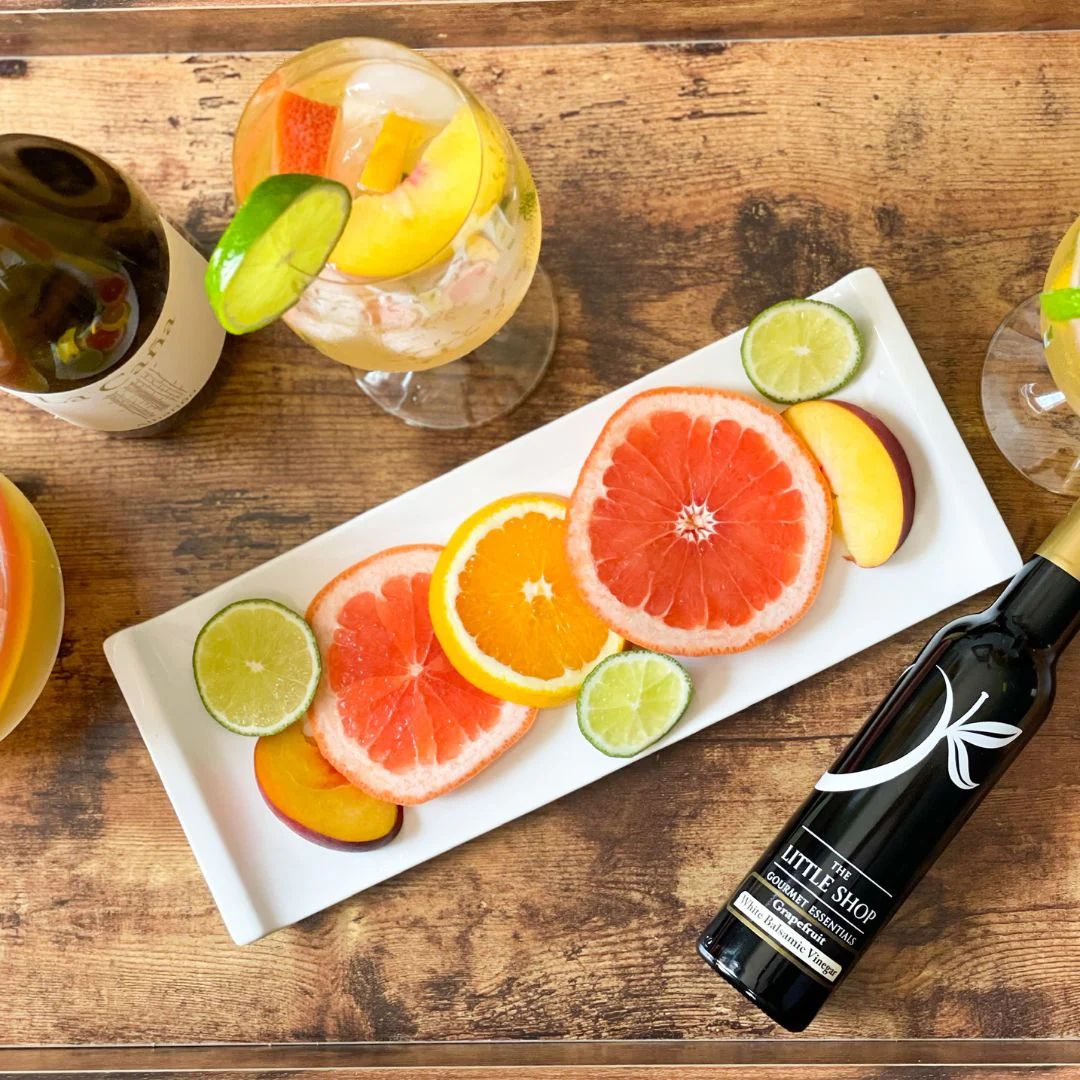Citrus Sangria with Grapefruit White Balsamic at The Little Shop of Olive Oils