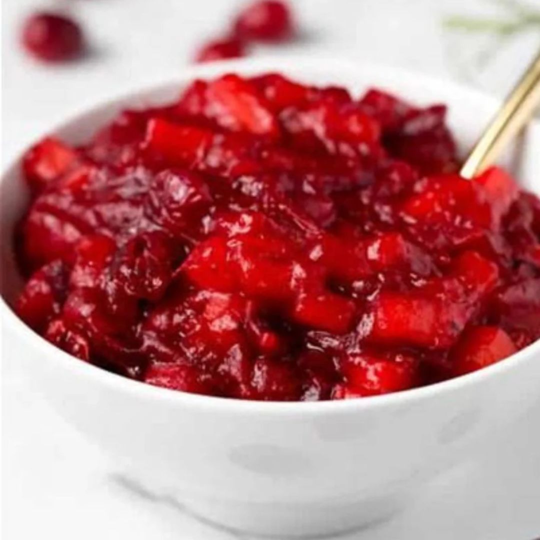 Apple Cranberry Sauce at The Little Shop of Olive Oils