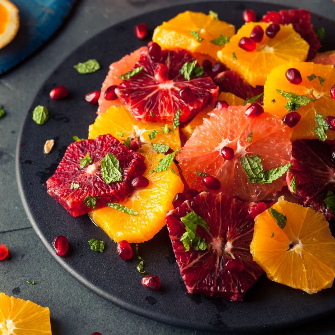 Citrus Salad with Champagne White Wine Vinaigrette at The Little Shop of Olive Oils
