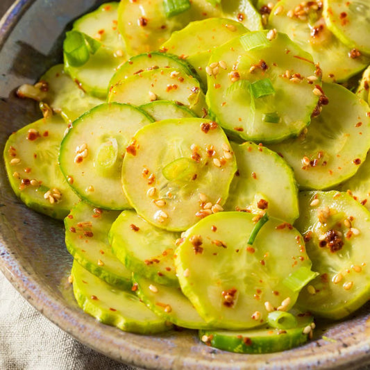 Spicy Cucumber Salad at The Little Shop of Olive Oils