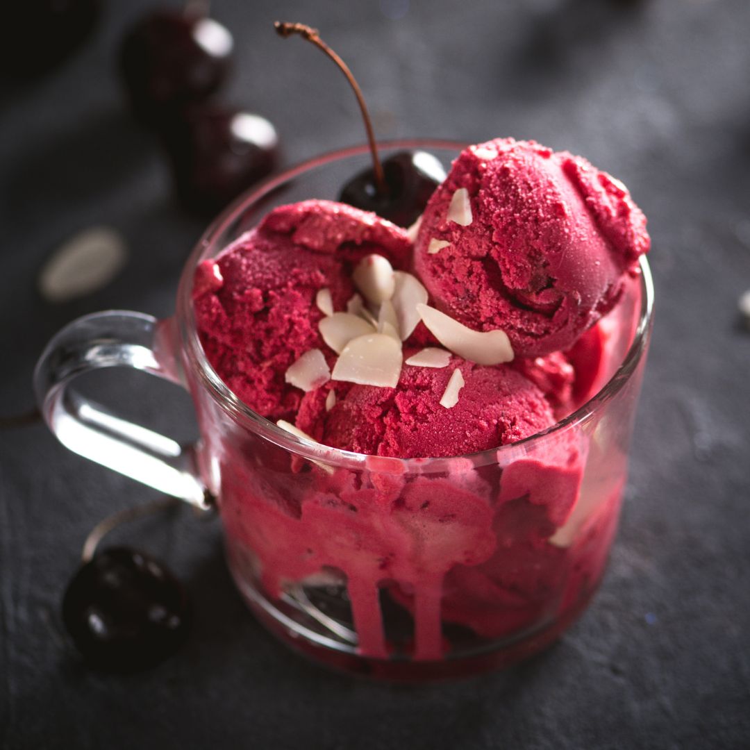 Black Cherry Balsamic Sorbet at The Little Shop of Olive Oils
