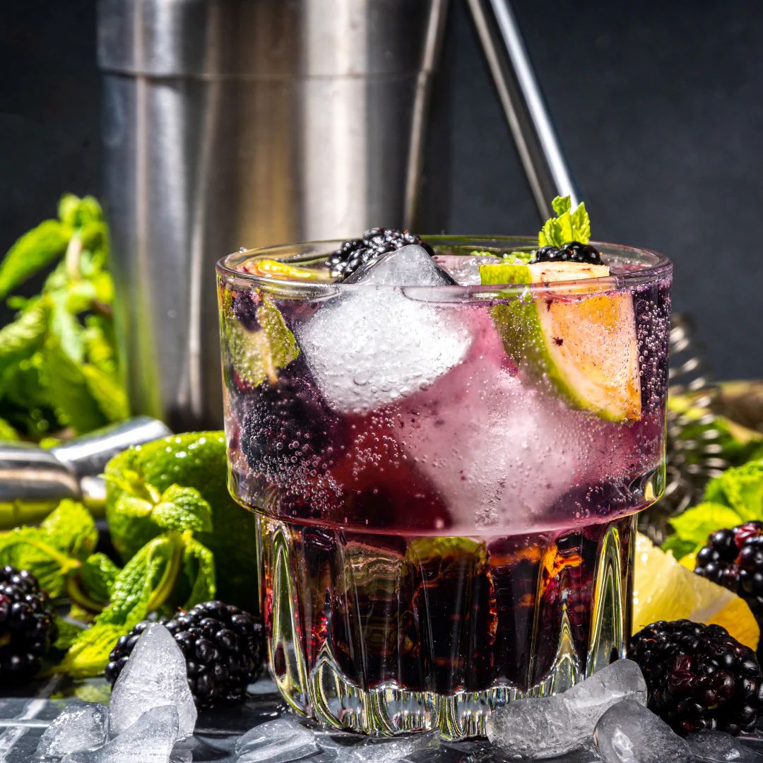 Blackberry Ginger Mocktail at The Little Shop of Olive Oils