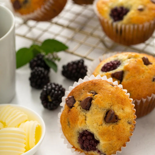 Blackberry Ginger Muffins at The Little Shop of Olive Oils