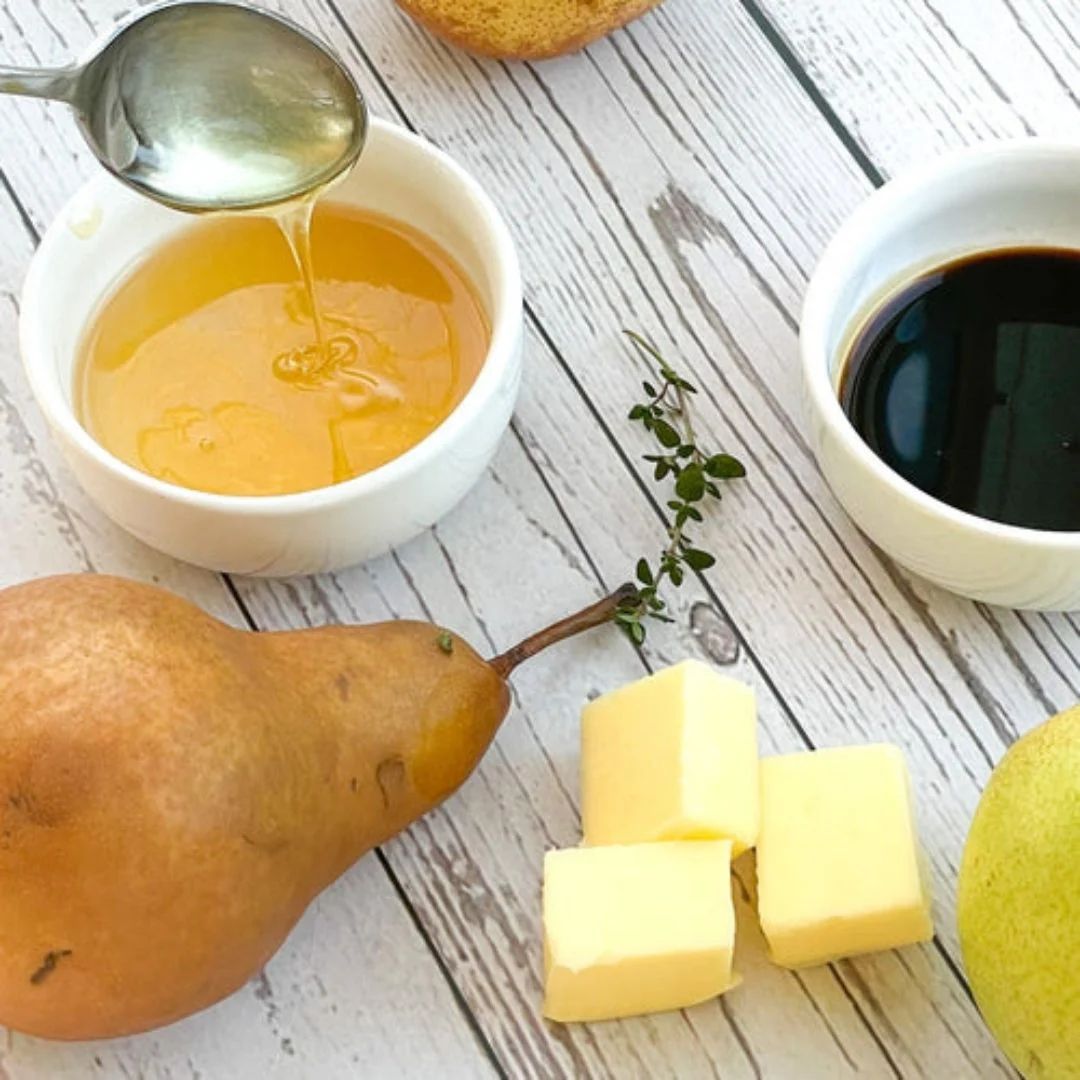 Roasted Pears with Balsamic and Honey at The Little Shop of Olive Oils