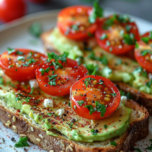 Mediterranean Avocado Toast at The Little Shop of Olive Oils