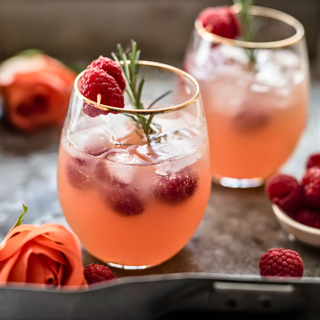 Raspberry Rosemary Bliss Cocktail at The Little Shop of Olive Oils