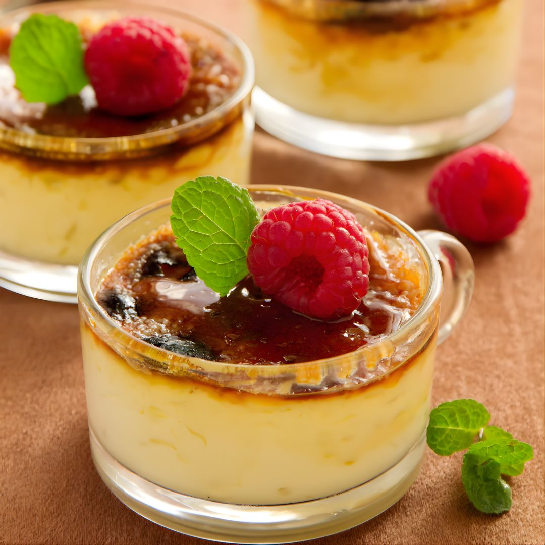 Raspberry Balsamic Creme Brulée at The Little Shop of Olive Oils