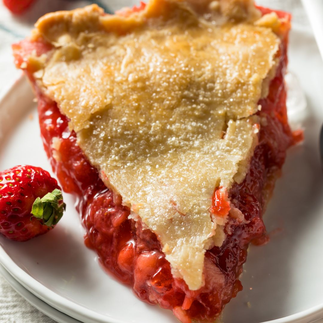 Strawberry Balsamic Pie at The Little Shop of Olive Oils