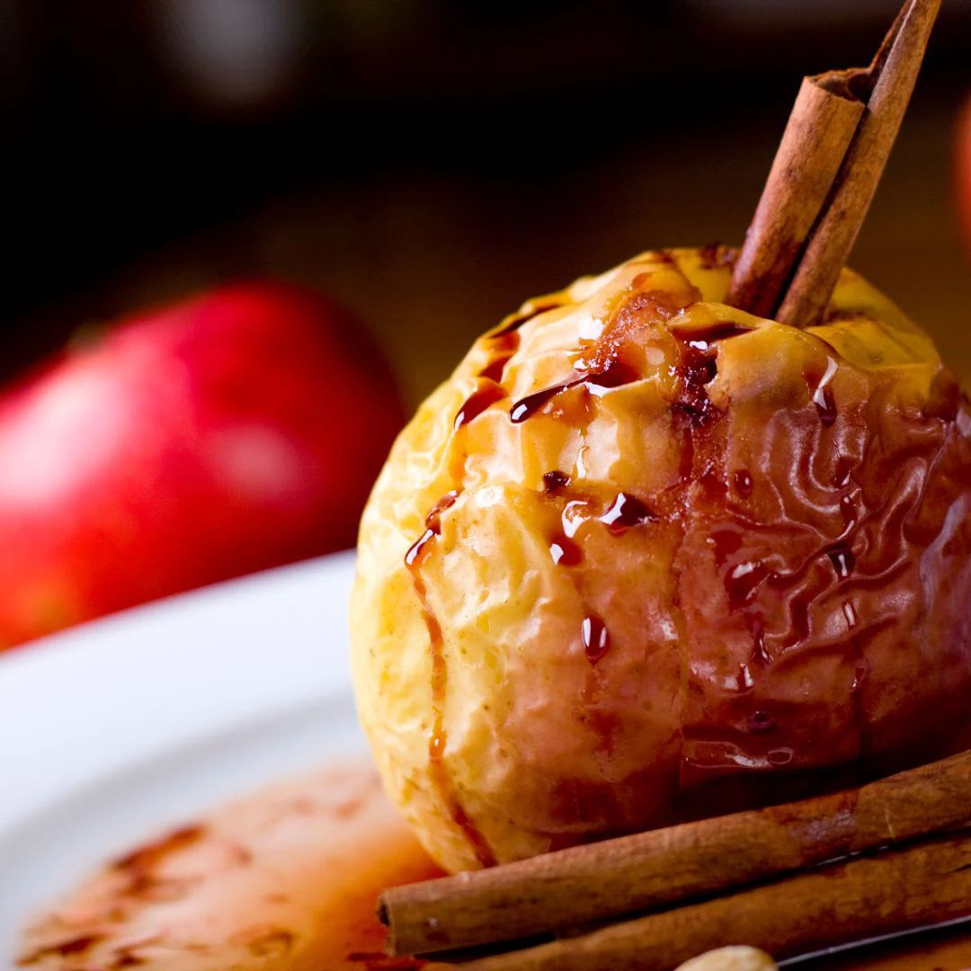 Maple Balsamic Glazed Baked Apples at The Little Shop of Olive Oils