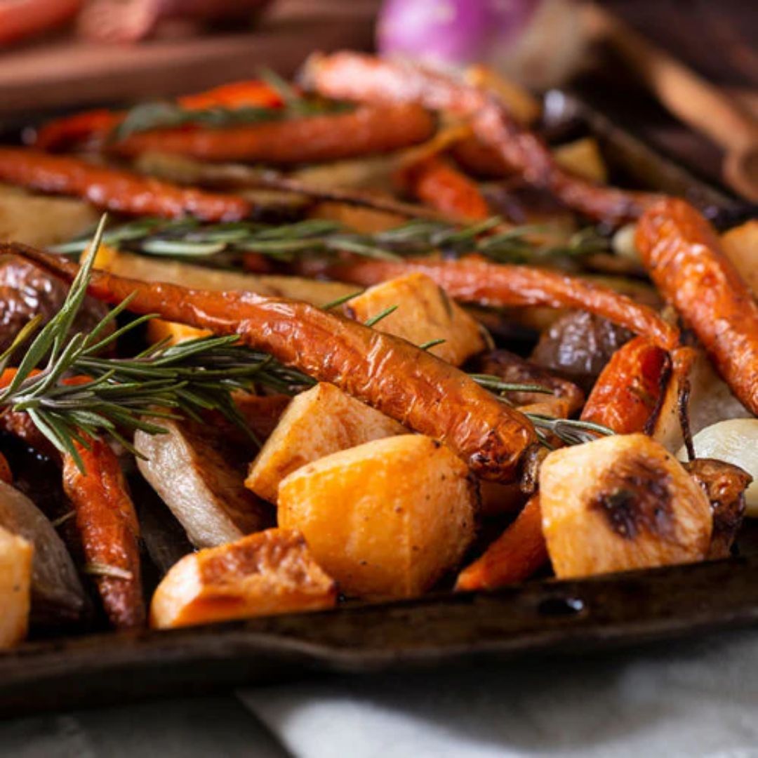 Balsamic Roasted Root Vegetables at The Little Shop of Olive Oils