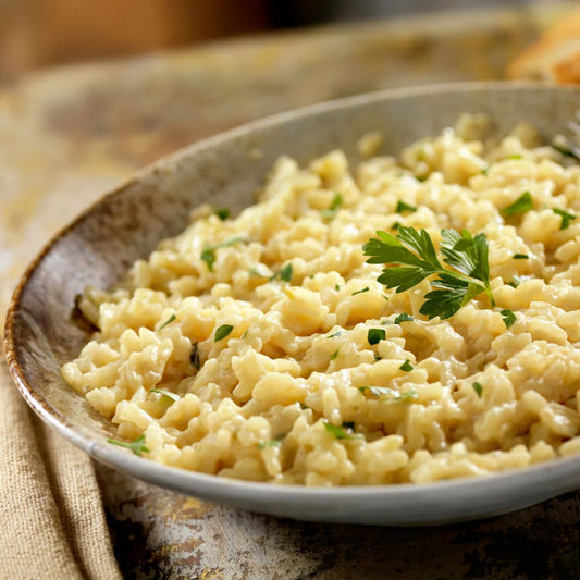 Three Cheese Risotto at The Little Shop of Olive Oils