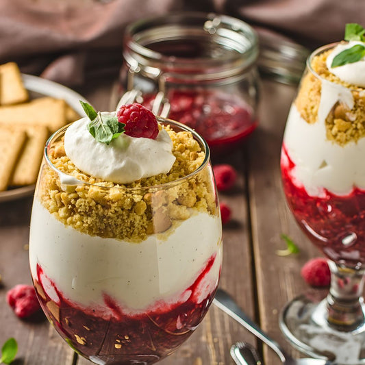 Raspberry Balsamic Inverted Cheesecake at The Little Shop of Olive Oils