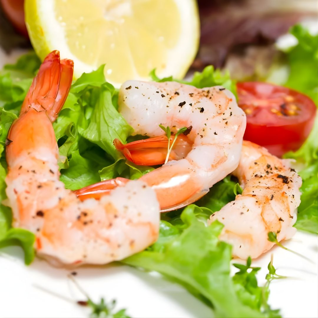 Herbes de Provence Shrimp Saute with Raspberry Mignonette at The Little Shop of Olive Oils