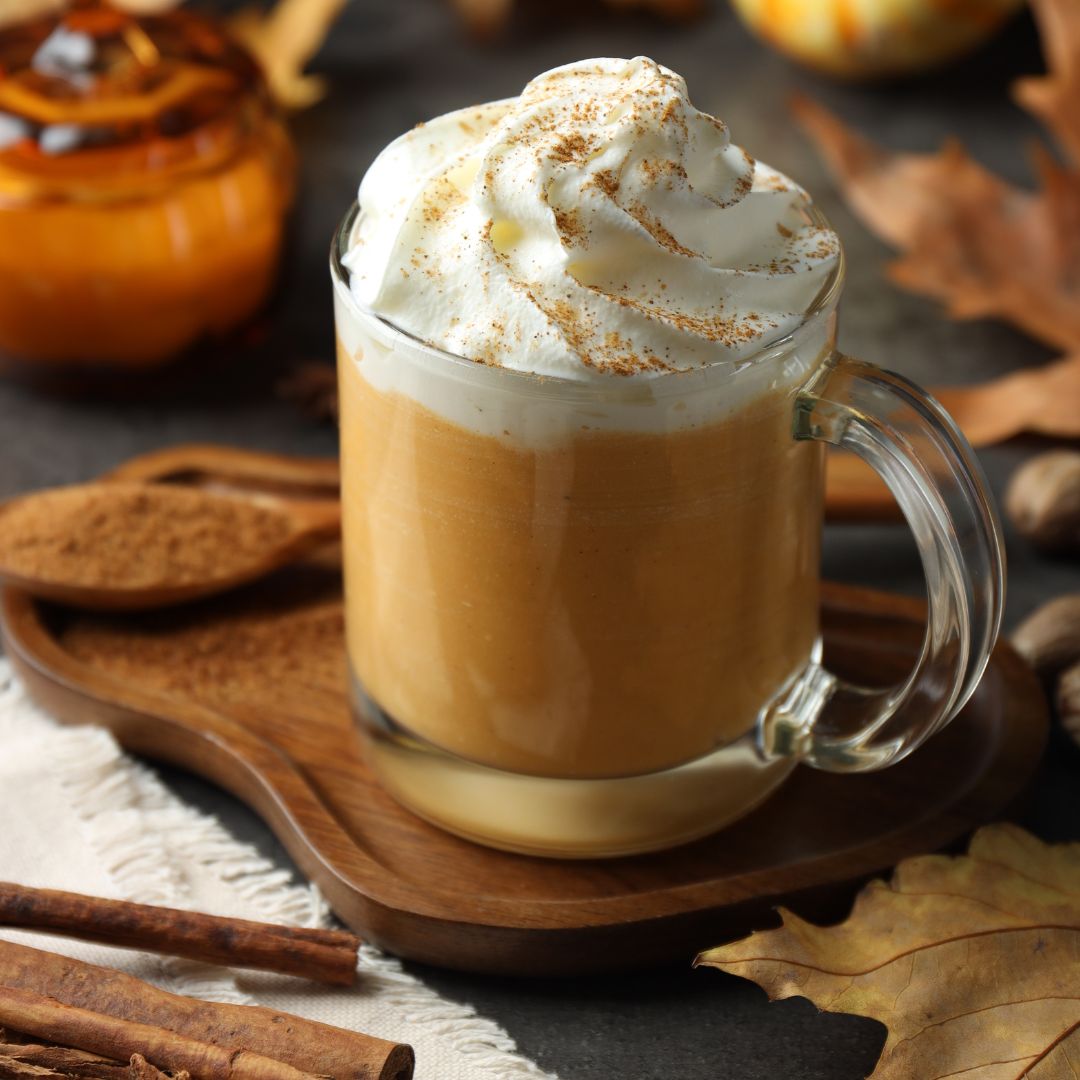Pumpkin White Chocolate Irish Cream with Cinnamon Pear Balsamic at The Little Shop of Olive Oils