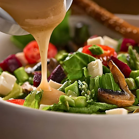 Roasted Beet and Feta Salad with Blackberry Ginger Balsamic Vinaigrette