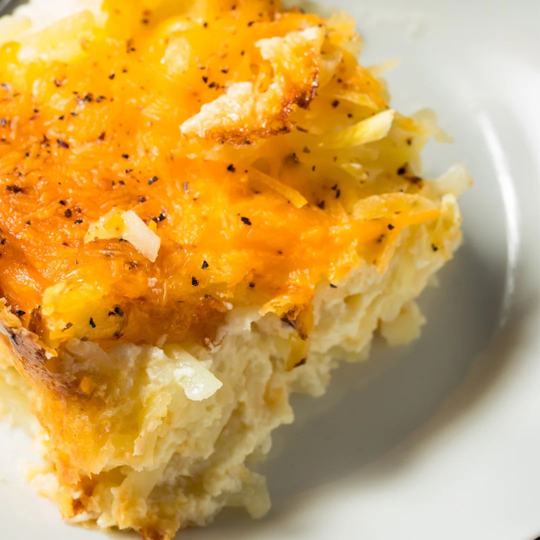 Dad's Cheesy Potato Casserole at The Little Shop of Olive Oils