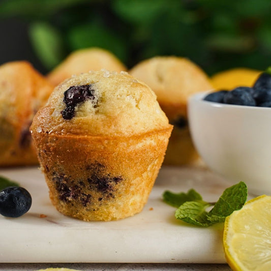 Lemon Blueberry Muffins at The Little Shop of Olive Oils