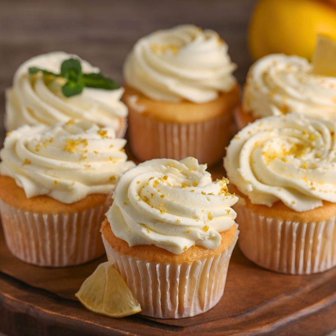 Sicilian Lemon Cupcakes at The Little Shop of Olive Oils