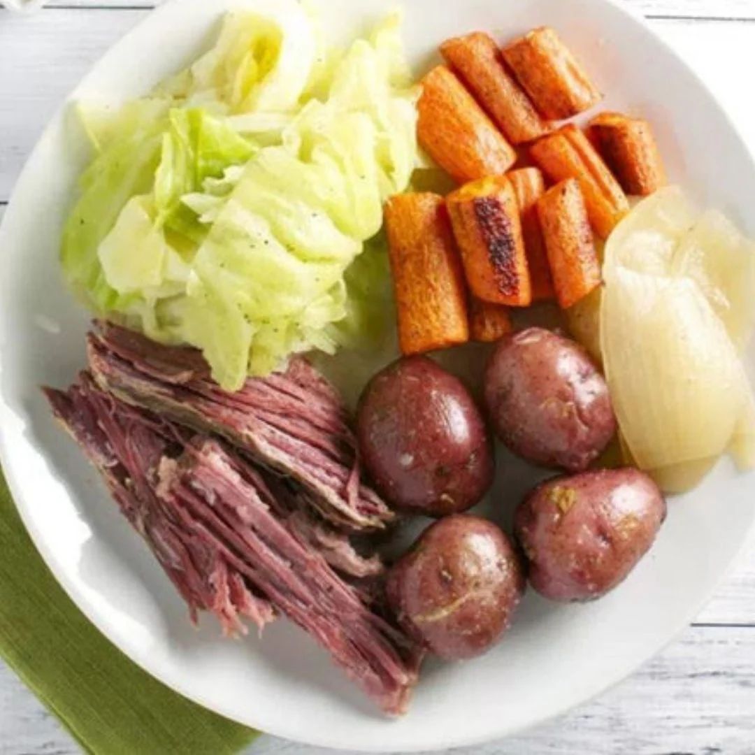 My Dad’s Corned Beef & Cabbage at The Little Shop of Olive Oils