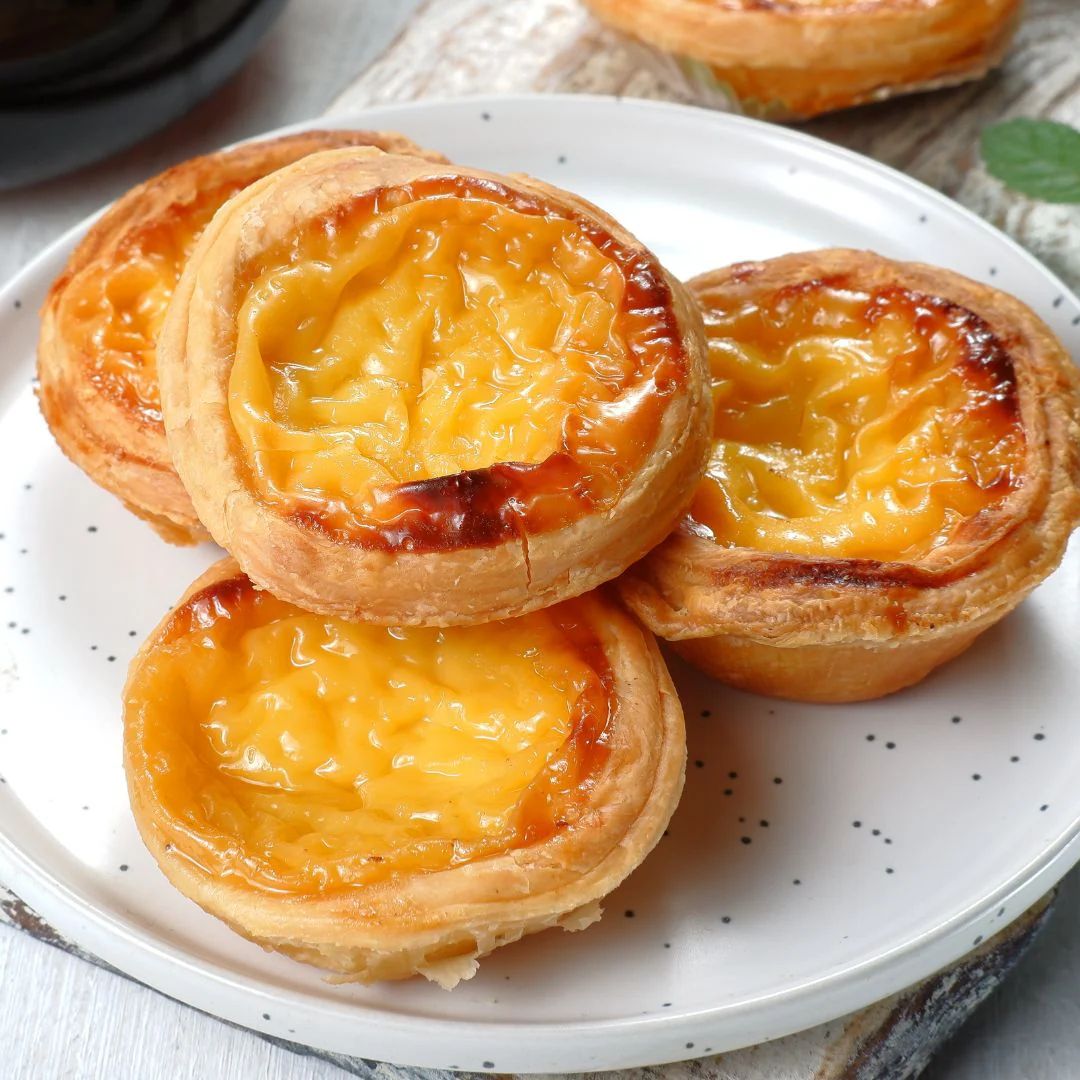 Peach Balsamic Custard Tarts at The Little Shop of Olive Oils