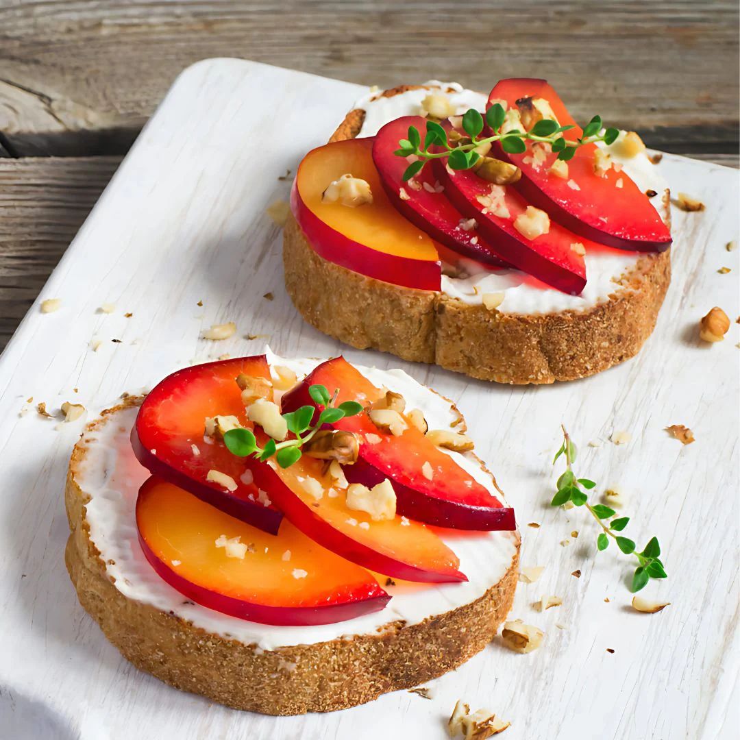 Summer Fruit Bruschetta at The Little Shop of Olive Oils