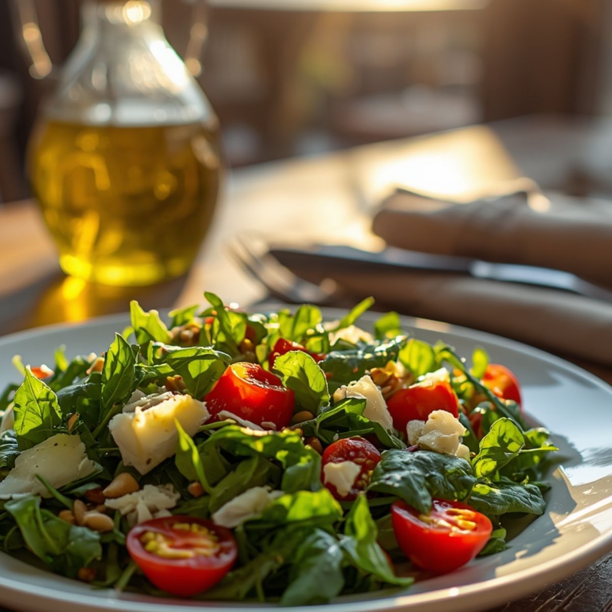 Lemon Olive Oil Arugula Salad with Sicilian Lemon Balsamic Recipe at The Little Shop of Olive Oils