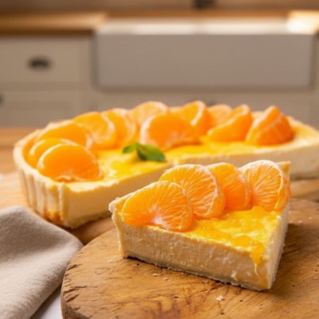 No Bake Orange Cheesecake Recipe at The Little Shop of Olive Oils