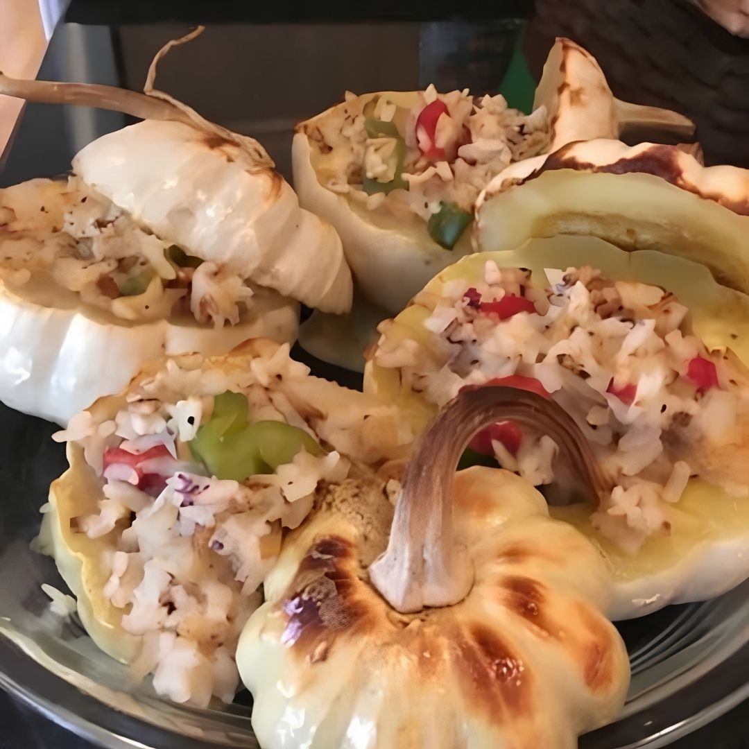 Stuffed Pumpkins made with Premium Extra Virgin Olive Oil from The Little Shop of Olive Oils