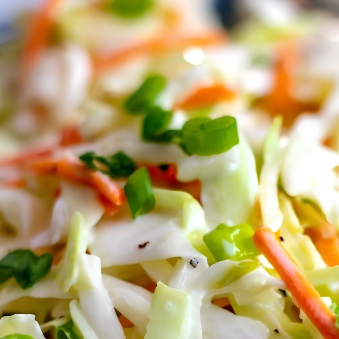 Easy Coleslaw made with Champagne White Wine Vinegar from The Little Shop of Olive Oils