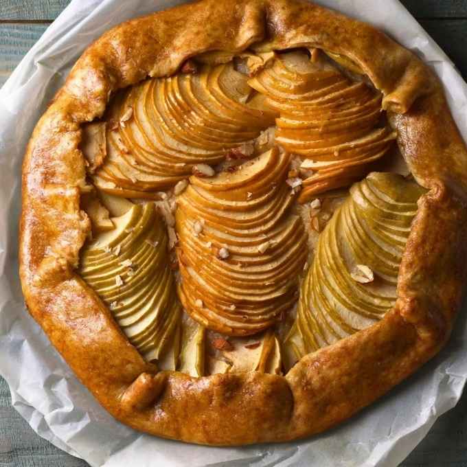 Apple Walnut Galette Recipe at The Little Shop of Olive Oils