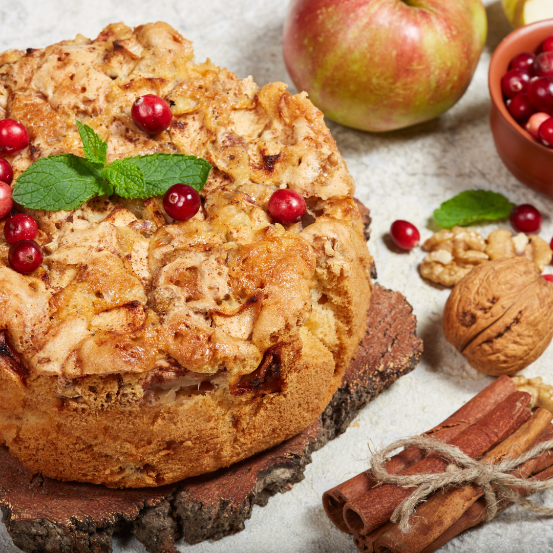 This simple and delicious cranberry and walnut cake recipe is made with eggs, sugar, roasted walnut oil, and flour. This recipe is very straight forward and easy to make as well as festive & tasty without being super sugary. 