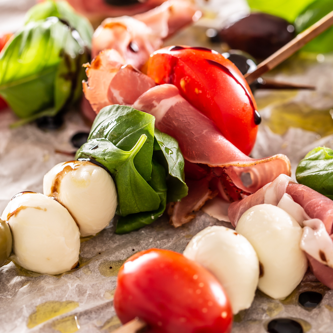 Antipasto Skewers - The Little Shop of Olive Oils